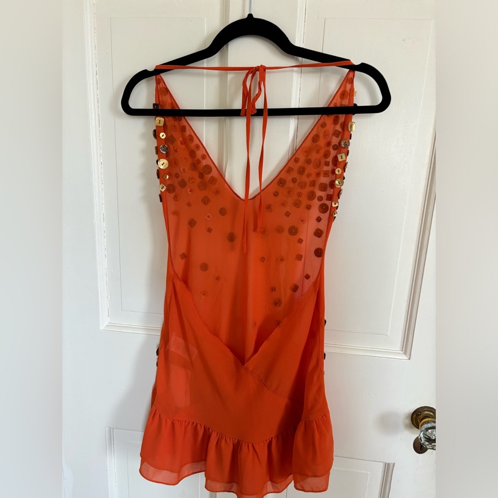 NWT JADED LONDON button mini dress size US 4 - Picture 4 of 6